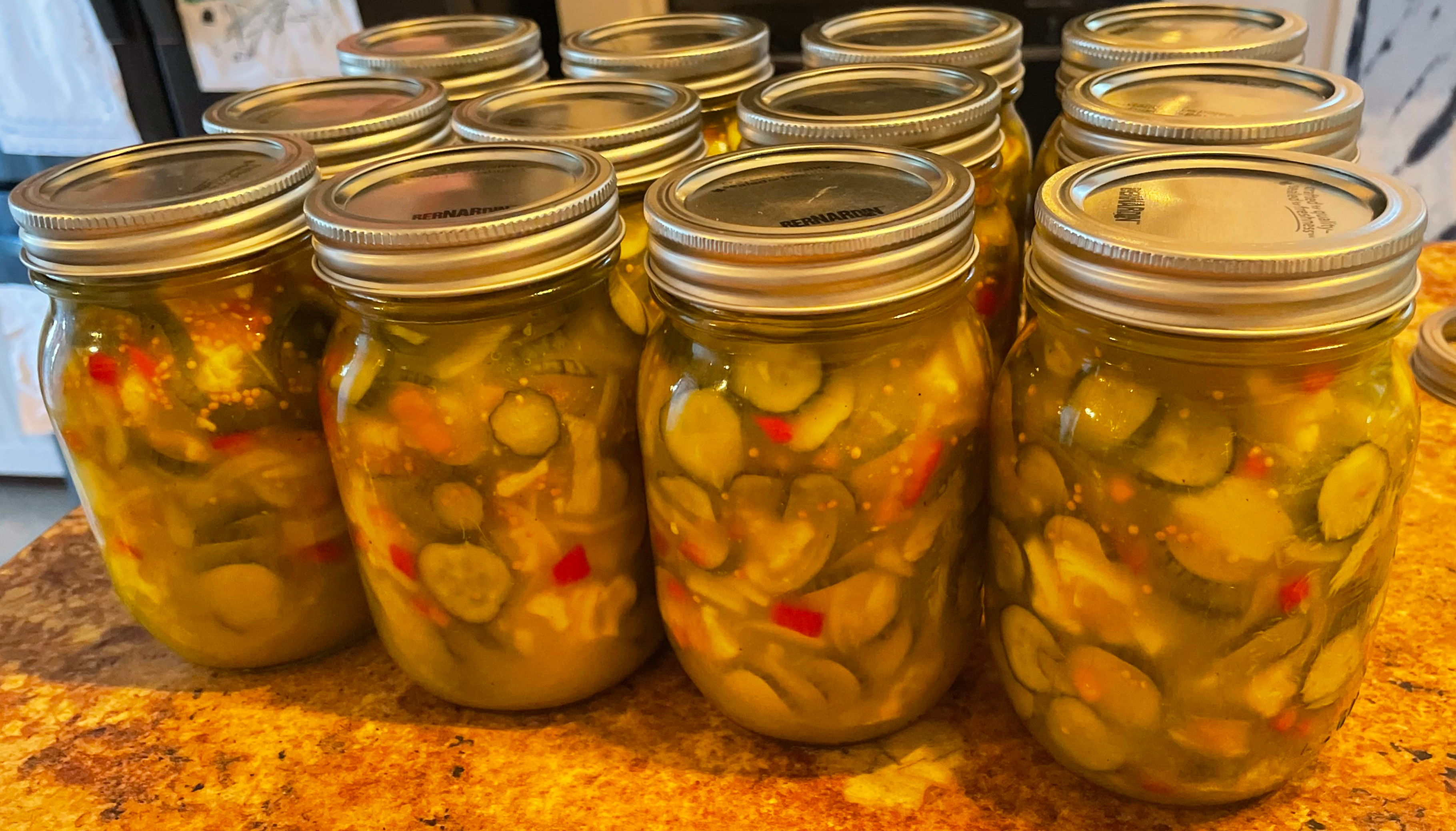 Homemade Mustard Pickles